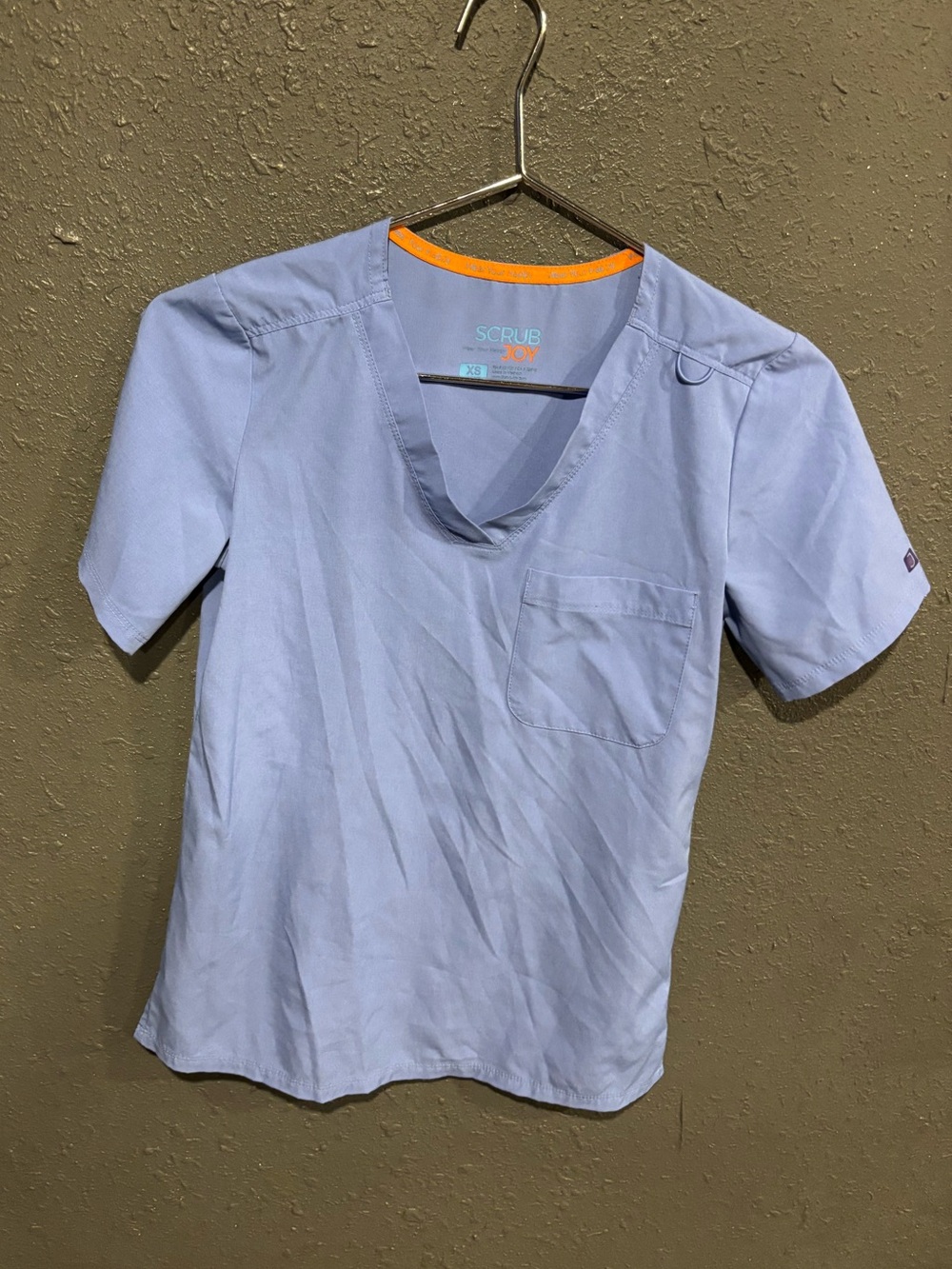 Women’s Scrub Joy Light Blue V-Neck Scrub Top